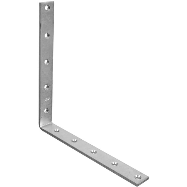 National Hardware National Hardware 10 in. H X 1.25 in. W X 0.25 in. D Zinc-Plated Steel Inside Corner Brace N220-186 - main
